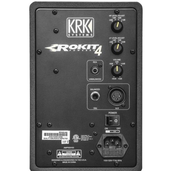 Pair of KRK ROKIT 4
2-way powered studio monitor with 4" woofer and 1" tweeter - Picture 3 of 14